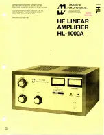 Preview for 1 page of Hammond HL-1000A Instructions Manual