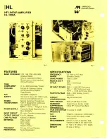 Preview for 2 page of Hammond HL-1000A Instructions Manual