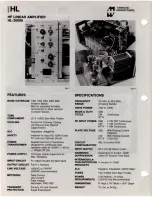 Preview for 2 page of Hammond HL-2000A Manual