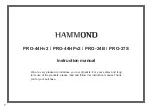 Предварительный просмотр 8 страницы Hammond PRO-44Hv2 Instruction Manual