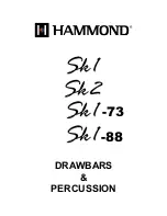 Preview for 1 page of Hammond Sk-series Manual