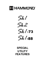 Hammond SK1 Special Utility Features preview