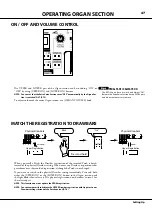 Preview for 47 page of Hammond SKX Owner'S Manual