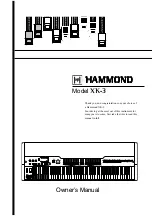 Preview for 1 page of Hammond XK-3 Owner'S Manual