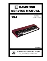 Hammond XK-3 Service Manual preview