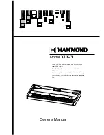 Hammond XLK-3 Owner'S Manual preview