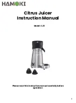 Предварительный просмотр 1 страницы HAMOKI CJ5 Instruction Manual