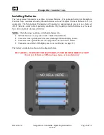 Предварительный просмотр 7 страницы Hampshire Controls TT Series Operating Instructions Manual