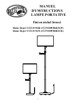 Preview for 5 page of HAMPTON BAY 008938602129 Instruction Manual