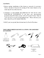 Предварительный просмотр 3 страницы HAMPTON BAY 046335904255 Instruction Manual