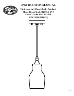 Предварительный просмотр 1 страницы HAMPTON BAY 092903283512 Instruction Manual