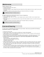 Preview for 15 page of HAMPTON BAY 100 Use And Care Manual