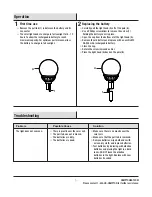 Preview for 5 page of HAMPTON BAY 1000 020 918 Use And Care Manual