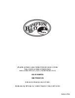 Preview for 42 page of HAMPTON BAY 1000-048-482 Use And Care Manual