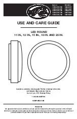 Preview for 1 page of HAMPTON BAY 1000-236-530 Use And Care Manual