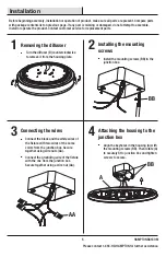 Preview for 5 page of HAMPTON BAY 1000-236-530 Use And Care Manual