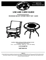 HAMPTON BAY 1000 299 154 Use And Care Manual preview