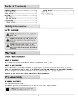 Preview for 2 page of HAMPTON BAY 1000 389 161 Use And Care Manual