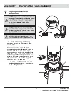 Предварительный просмотр 11 страницы HAMPTON BAY 1000 554 765 Use And Care Manual