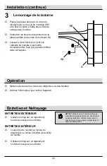 Preview for 22 page of HAMPTON BAY 1000 638 388 Use And Care Manual