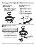 Предварительный просмотр 14 страницы HAMPTON BAY 1000031049 Use And Care Manual