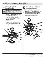 Предварительный просмотр 15 страницы HAMPTON BAY 1000031049 Use And Care Manual