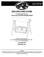 HAMPTON BAY 1000051042 Use And Care Manual preview