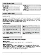 Preview for 2 page of HAMPTON BAY 1000051042 Use And Care Manual