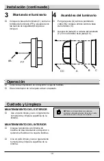 Preview for 14 page of HAMPTON BAY 1000640809 Use And Care Manual