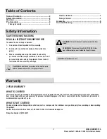 Preview for 2 page of HAMPTON BAY 1001 025 113 Use And Care Manual