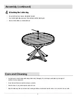 Preview for 8 page of HAMPTON BAY 1001 073 619 Use And Care Manual