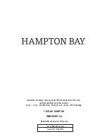 Preview for 9 page of HAMPTON BAY 1001 073 619 Use And Care Manual