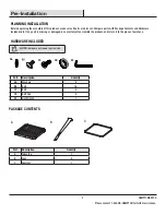 Preview for 3 page of HAMPTON BAY 1001 074 506 Use And Care Manual