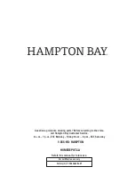 Предварительный просмотр 21 страницы HAMPTON BAY 1001 181 655 Use And Care Manual