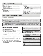 Preview for 2 page of HAMPTON BAY 1001 186 714 Use And Care Manual