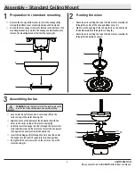 Preview for 8 page of HAMPTON BAY 1001 309 463 Use And Care Manual