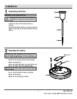 Preview for 4 page of HAMPTON BAY 1001 855 894 Use And Care Manual