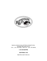 Preview for 9 page of HAMPTON BAY 1001 868 738 Use And Care Manual