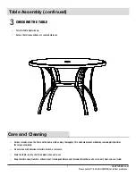 Preview for 7 page of HAMPTON BAY 1001 868 748 Use And Care Manual