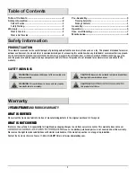 Preview for 2 page of HAMPTON BAY 1001 868 801 Use And Care Manual