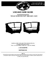 HAMPTON BAY 1001 869 356 Use And Care Manual preview