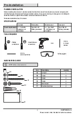 Предварительный просмотр 3 страницы HAMPTON BAY 1001411378 Use And Care Manual
