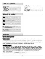 Preview for 2 page of HAMPTON BAY 1001855813 Use And Care Manual