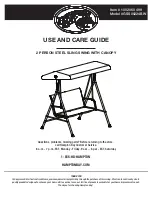 HAMPTON BAY 1002 060 499 Use And Care Manual preview