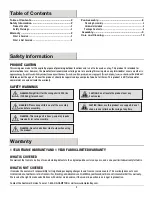 Preview for 2 page of HAMPTON BAY 1002 060 499 Use And Care Manual