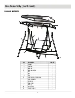 Предварительный просмотр 4 страницы HAMPTON BAY 1002 060 499 Use And Care Manual