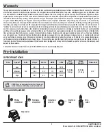 Preview for 3 page of HAMPTON BAY 1002 175 424 Use And Care Manual