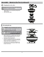 Preview for 10 page of HAMPTON BAY 1002 175 424 Use And Care Manual