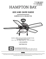 HAMPTON BAY 1002 498 557 Use And Care Manual preview