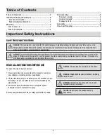 Preview for 2 page of HAMPTON BAY 1002 554 960 Use And Care Manual